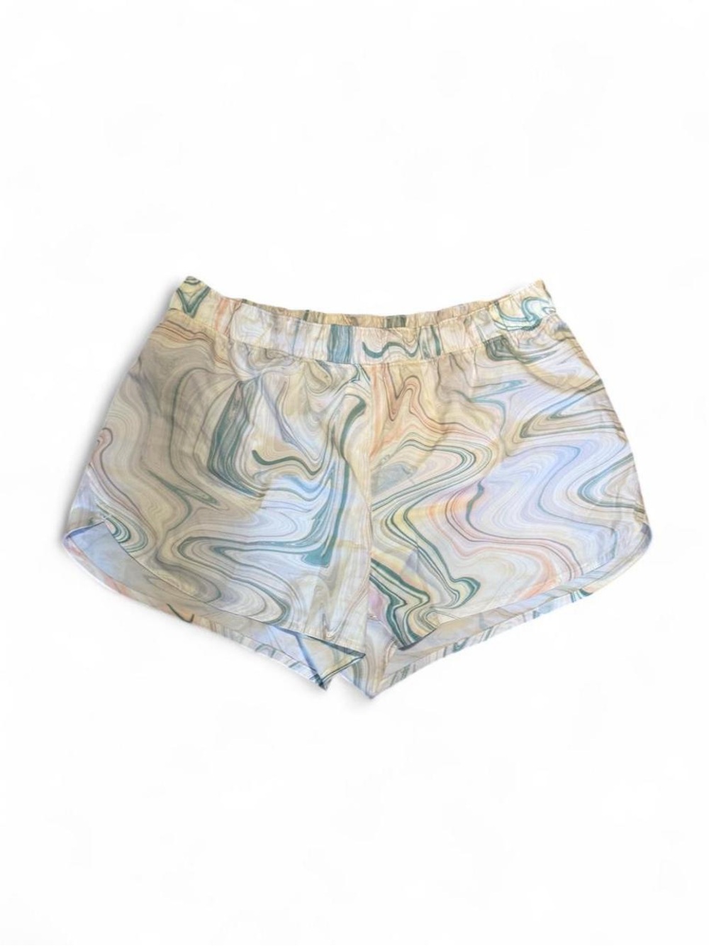 Old Navy Pastel Marble-Print Athletic Shorts